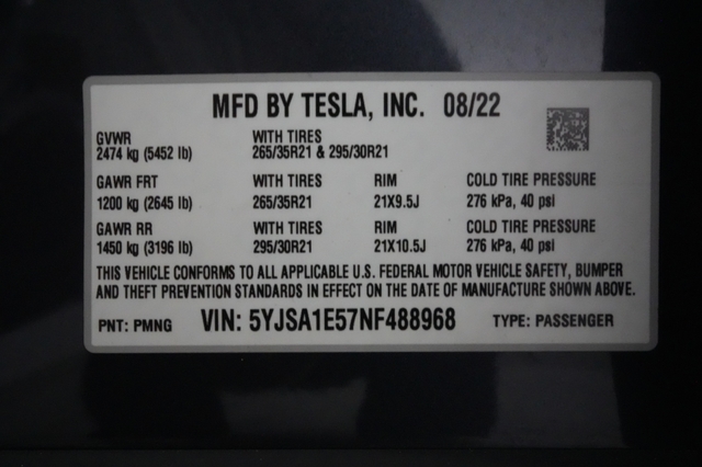 2022 Tesla Model S