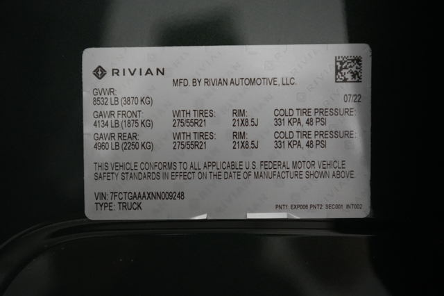 2022 Rivian R1T