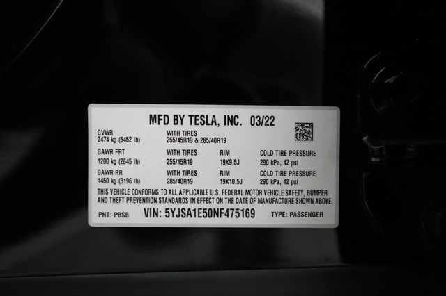 2022 Tesla Model S