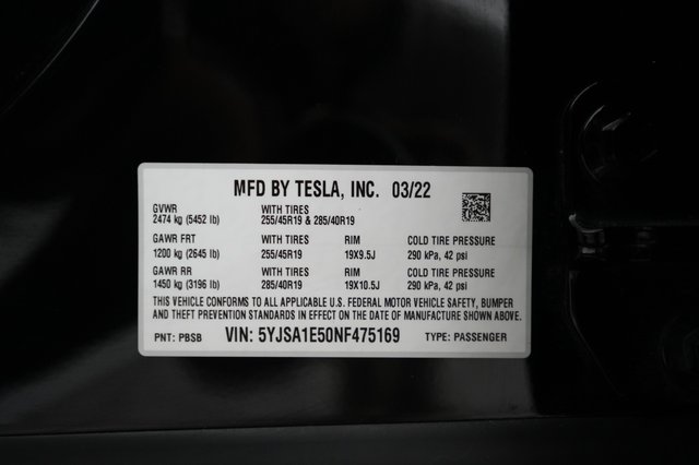 2022 Tesla Model S — photo 22 of 22