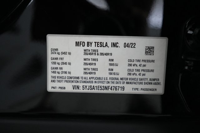 2022 Tesla Model S — photo 23 of 23