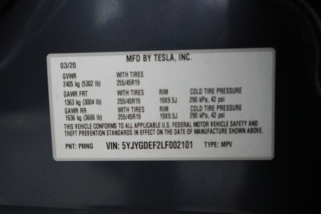 2020 Tesla Model Y