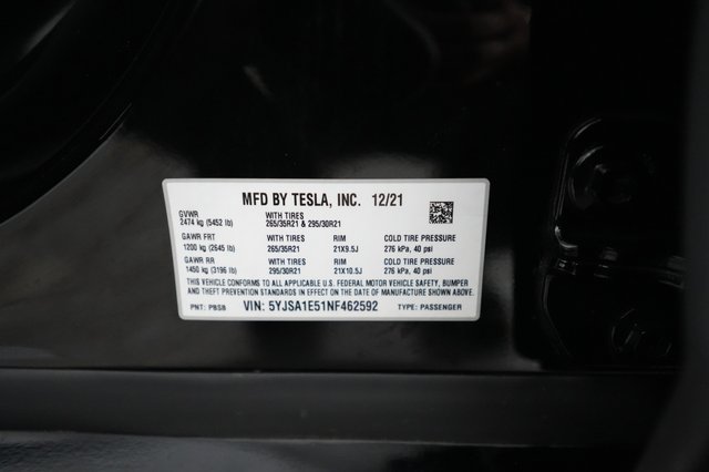 2022 Tesla Model S — photo 24 of 24