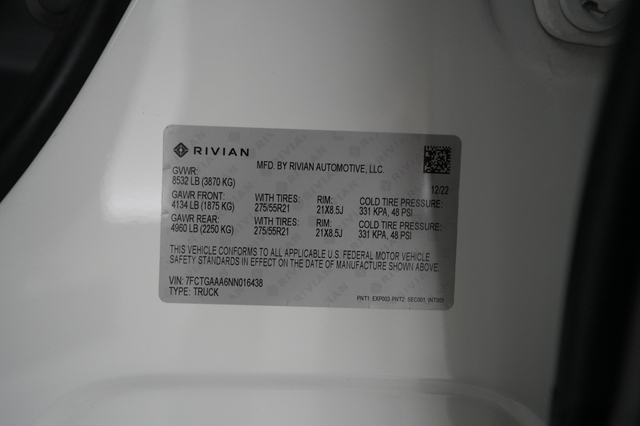 2022 Rivian R1T