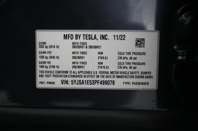 2023 Tesla Model S — photo 22 of 22