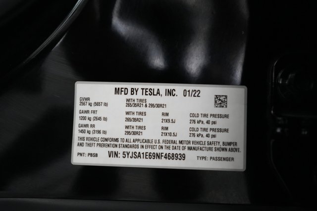 2022 Tesla Model S — photo 21 of 21