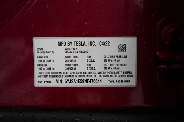 2022 Tesla Model S