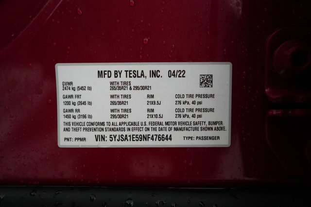 2022 Tesla Model S — photo 22 of 22