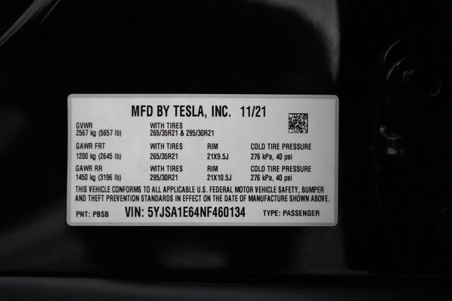 2022 Tesla Model S — photo 21 of 21