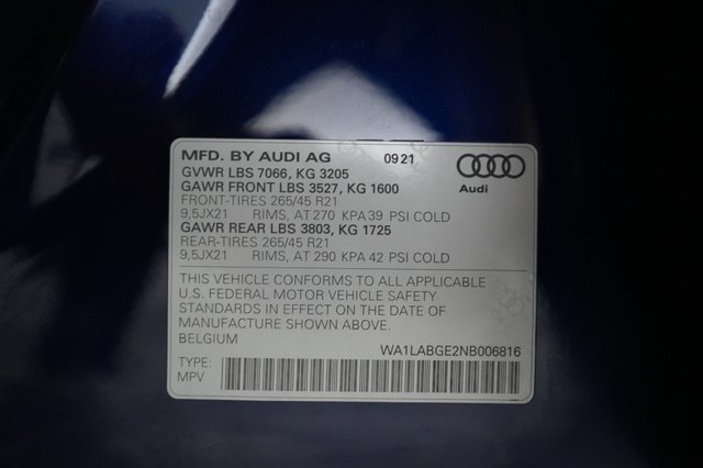 2022 Audi e-tron — photo 21 of 21