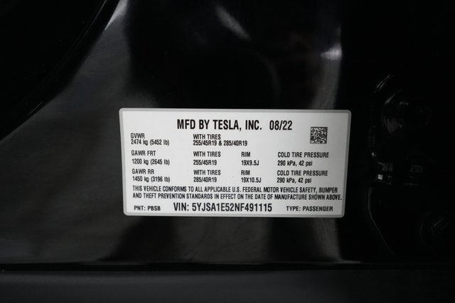 2022 Tesla Model S — photo 22 of 22