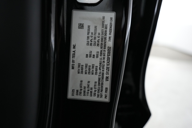 2025 Tesla Model 3