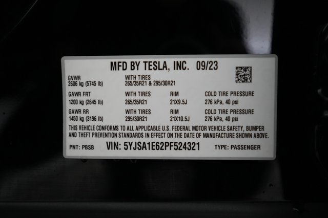 2023 Tesla Model S — photo 22 of 22