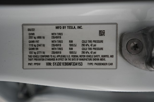 2022 Tesla Model 3 — photo 22 of 22