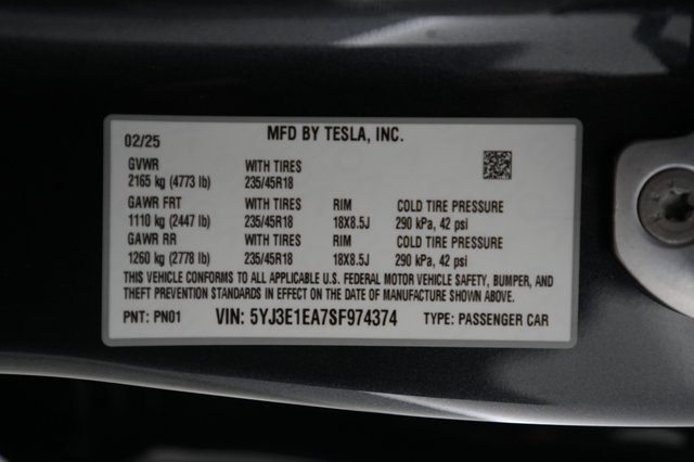 2025 Tesla Model 3 — photo 21 of 21