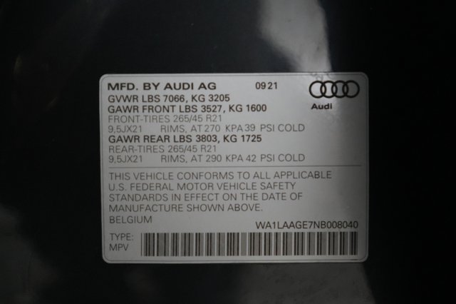 2022 Audi e-tron — photo 20 of 20