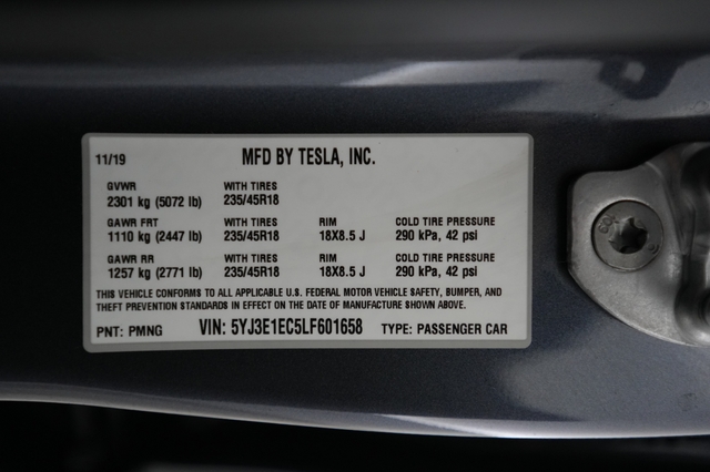 2020 Tesla Model 3
