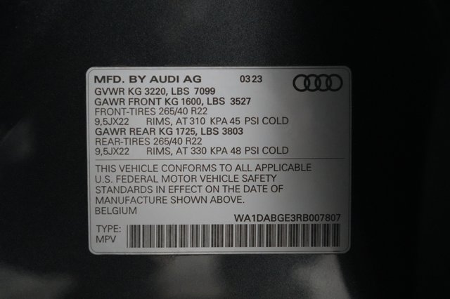2024 Audi Q8 e-tron Sportback — photo 20 of 20