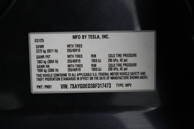 2025 Tesla Model Y