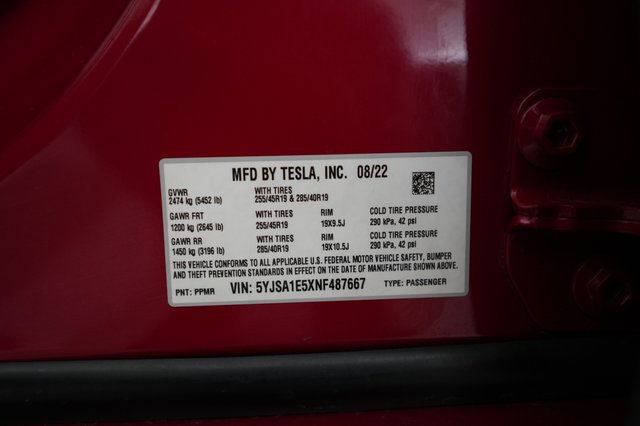 2022 Tesla Model S — photo 21 of 21