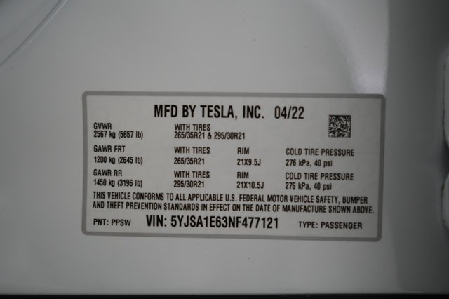 2022 Tesla Model S — photo 21 of 21