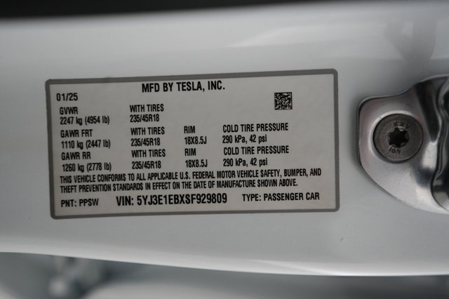 2025 Tesla Model 3 — photo 21 of 21