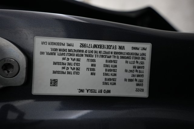 2022 Tesla Model 3 — photo 21 of 21