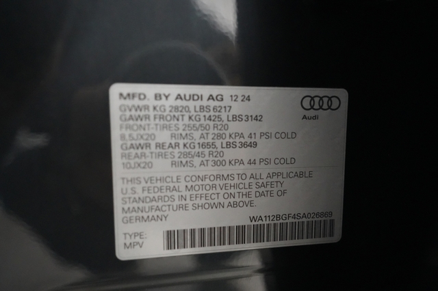 2025 Audi Q6 e-tron