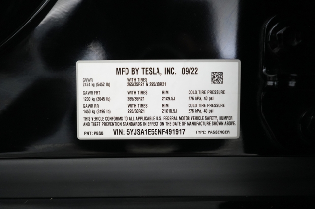 2022 Tesla Model S
