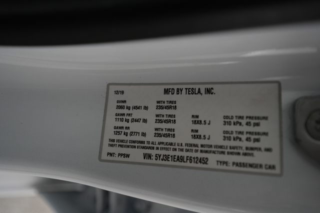 2020 Tesla Model 3