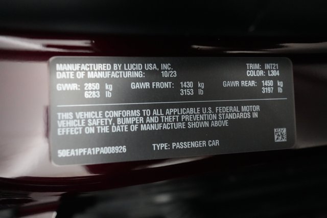 2023 Lucid Air — photo 21 of 21