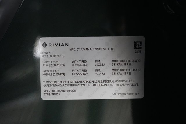 2025 Rivian R1T — photo 21 of 21