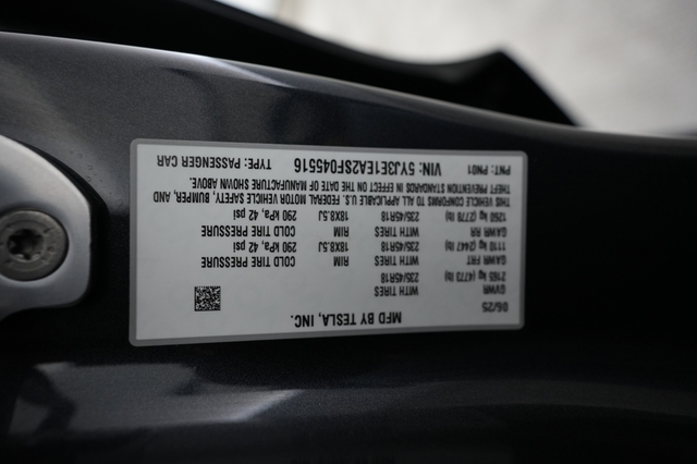 2025 Tesla Model 3