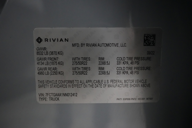 2022 Rivian R1T
