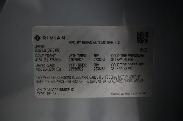 2022 Rivian R1T — photo 20 of 20