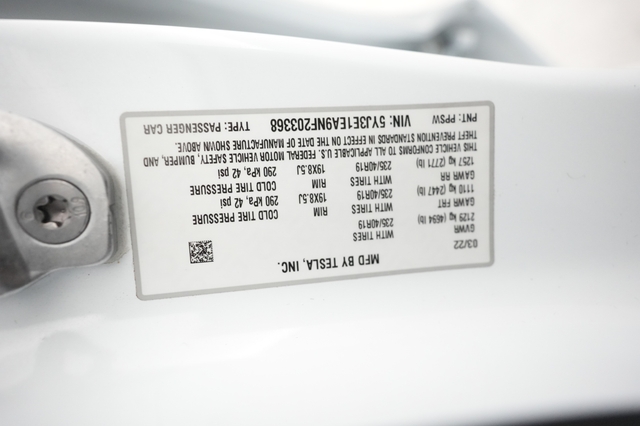 2022 Tesla Model 3