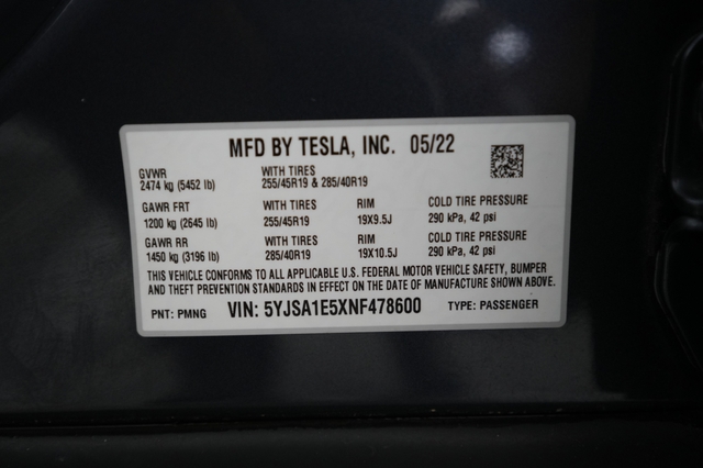 2022 Tesla Model S