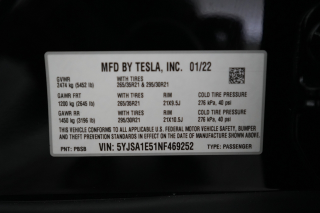 2022 Tesla Model S