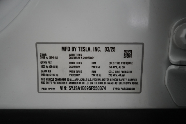 2025 Tesla Model S