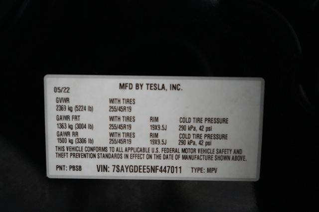 2022 Tesla Model Y
