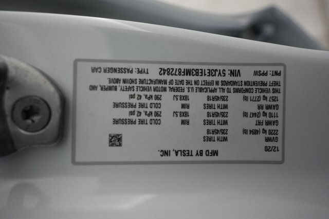 2021 Tesla Model 3 — photo 21 of 21