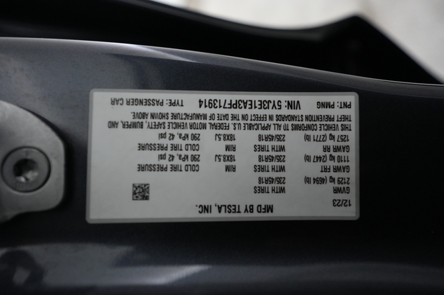 2023 Tesla Model 3