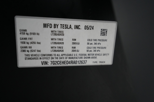 2024 Tesla Cybertruck