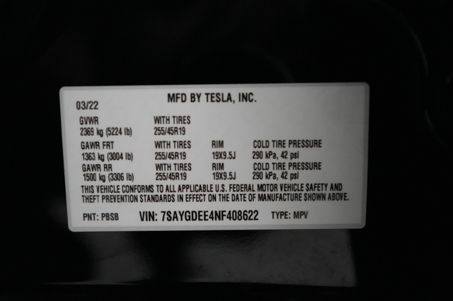 2022 Tesla Model Y