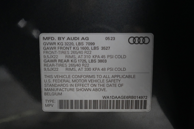 2024 Audi Q8 e-tron Sportback