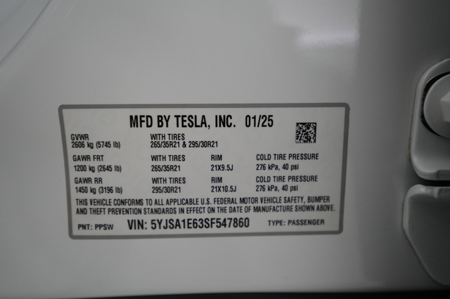 2025 Tesla Model S