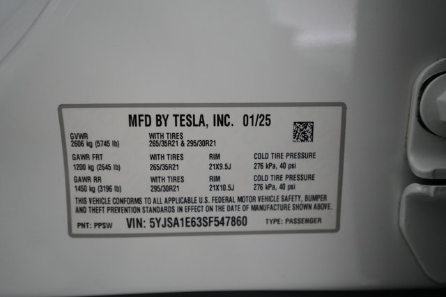 2025 Tesla Model S — photo 22 of 22