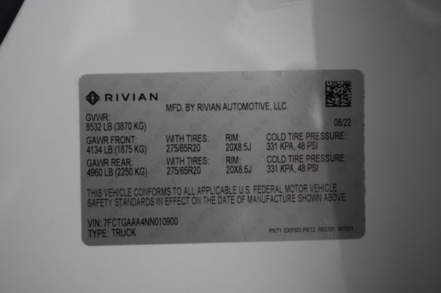 2022 Rivian R1T — photo 22 of 22