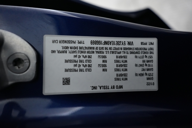 2022 Tesla Model 3