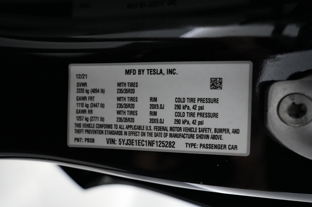 2022 Tesla Model 3